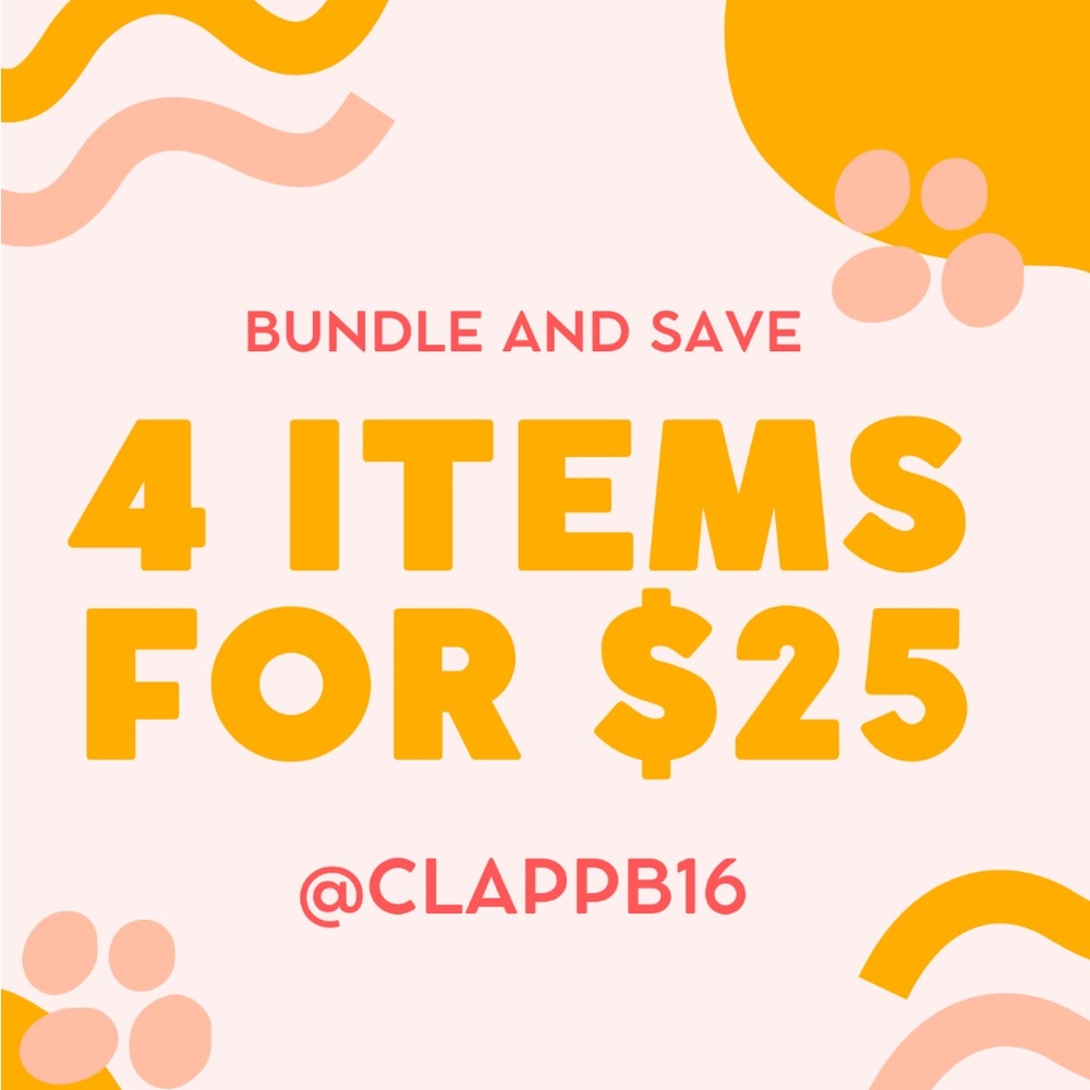 HUGE 4 FOR $25 SALE HAPPENING NOW‼️